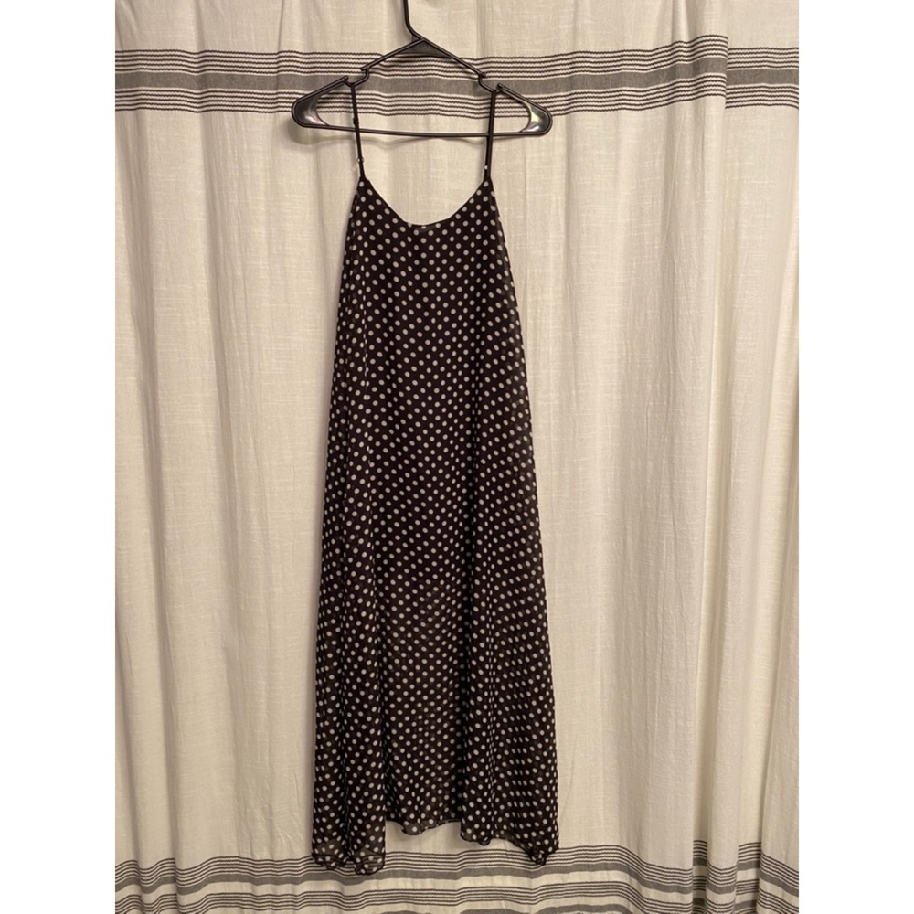 Maxi polka dot dress